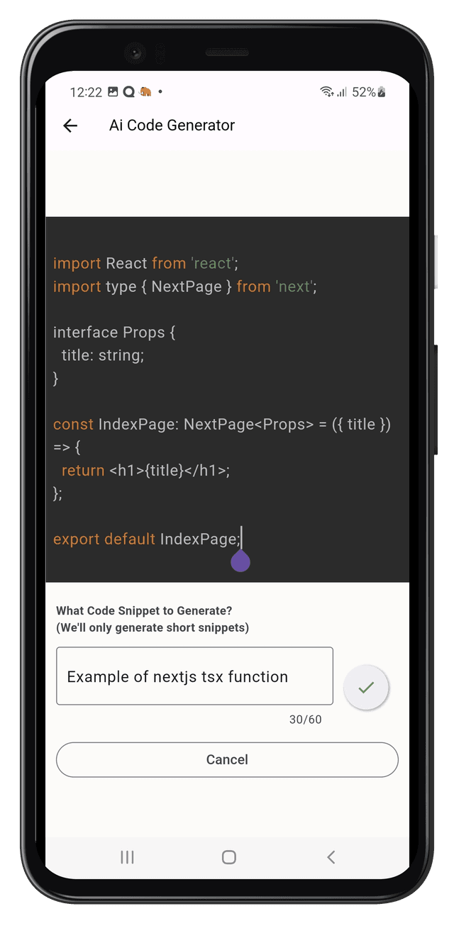 AI Generated Code